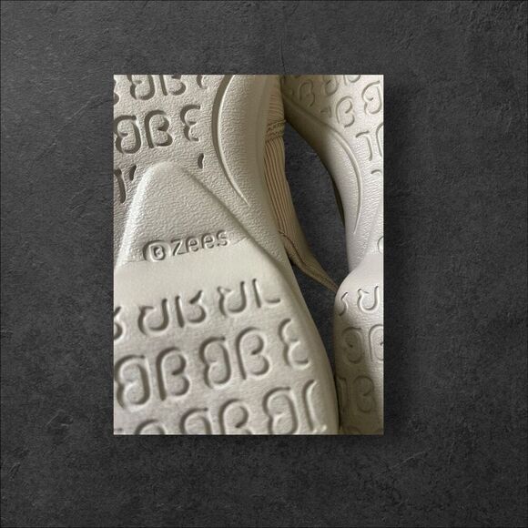 New Bzees Womens Tan Open-Toe Mirage Slingback Wedges Sandals Size 8.5M - Picture 8 of 12